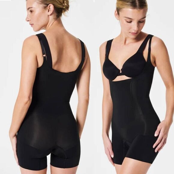 Spanx Sculp Open-Bust Mid-Tight Bodysuit 1X - Picture 1 of 9